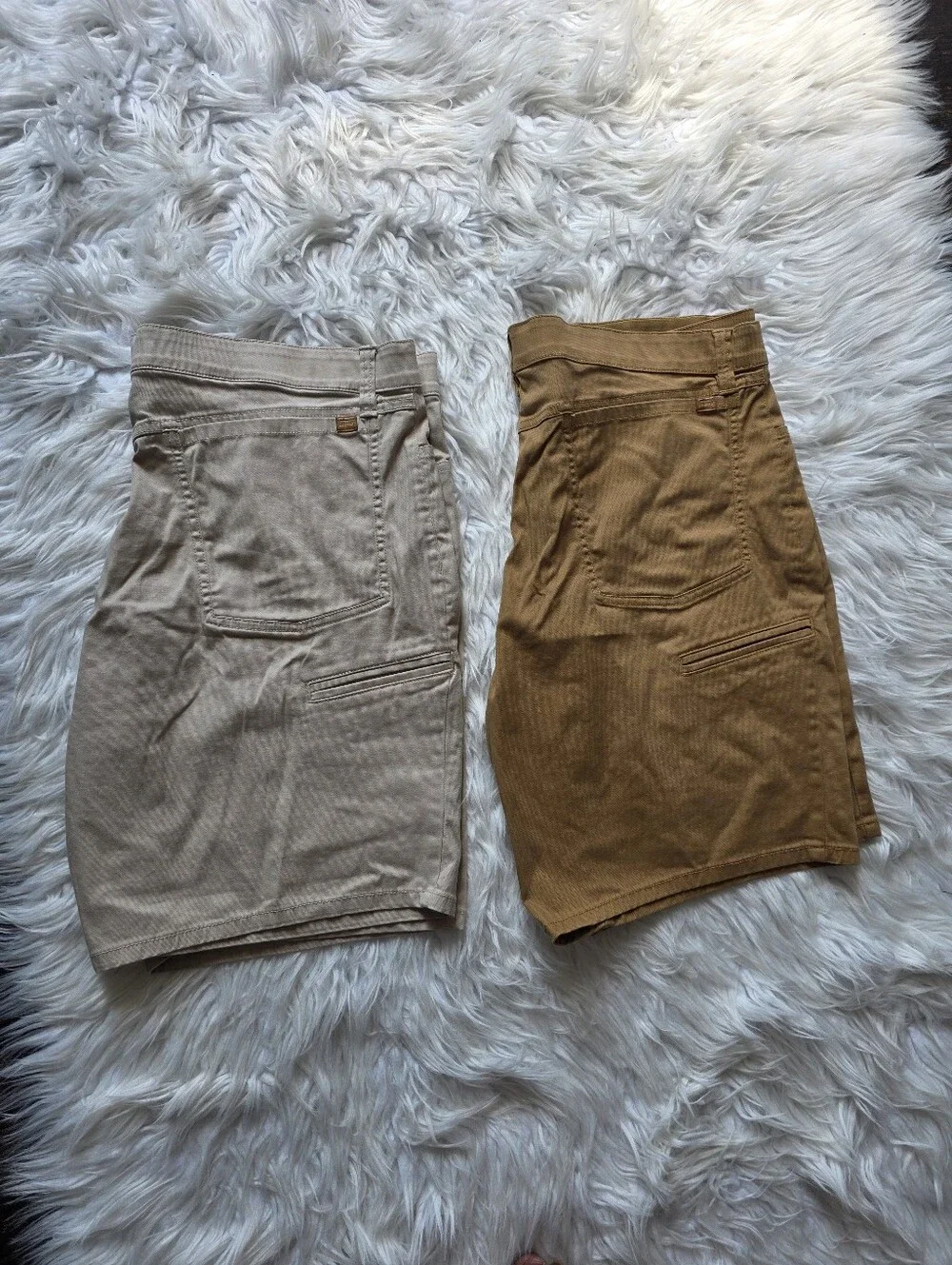 L.L. Bean Shorts in Beige and Camel